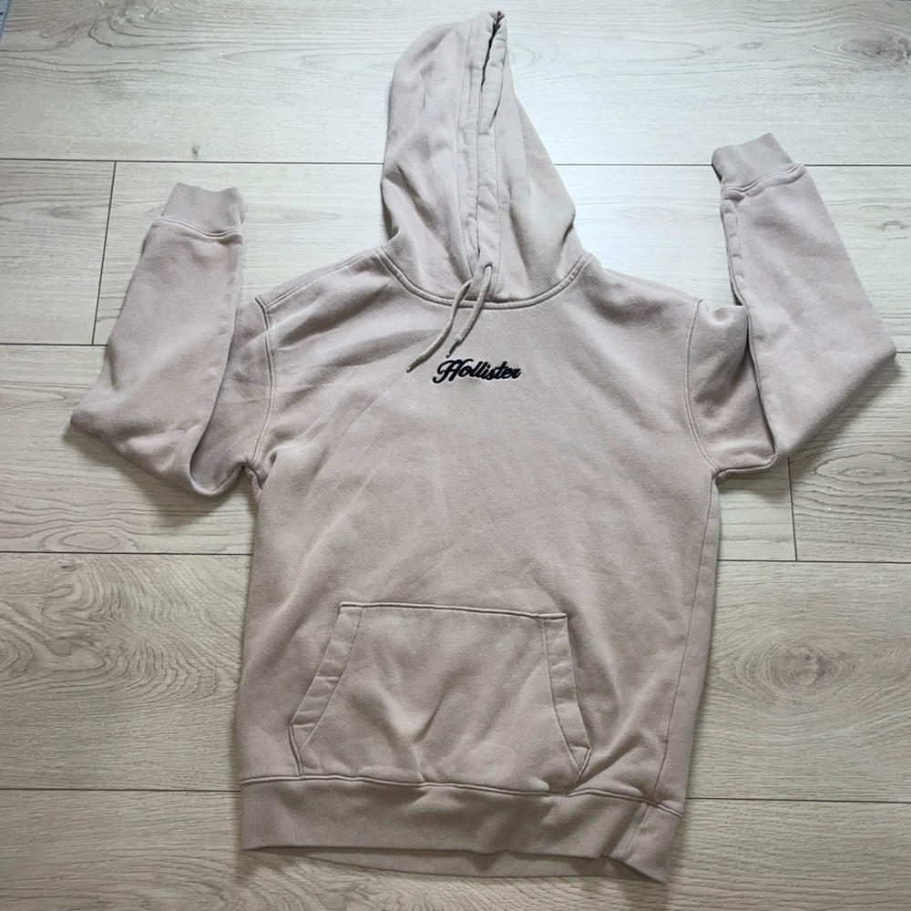 Hollister Light Tan Hoodie - Picture 2 of 5